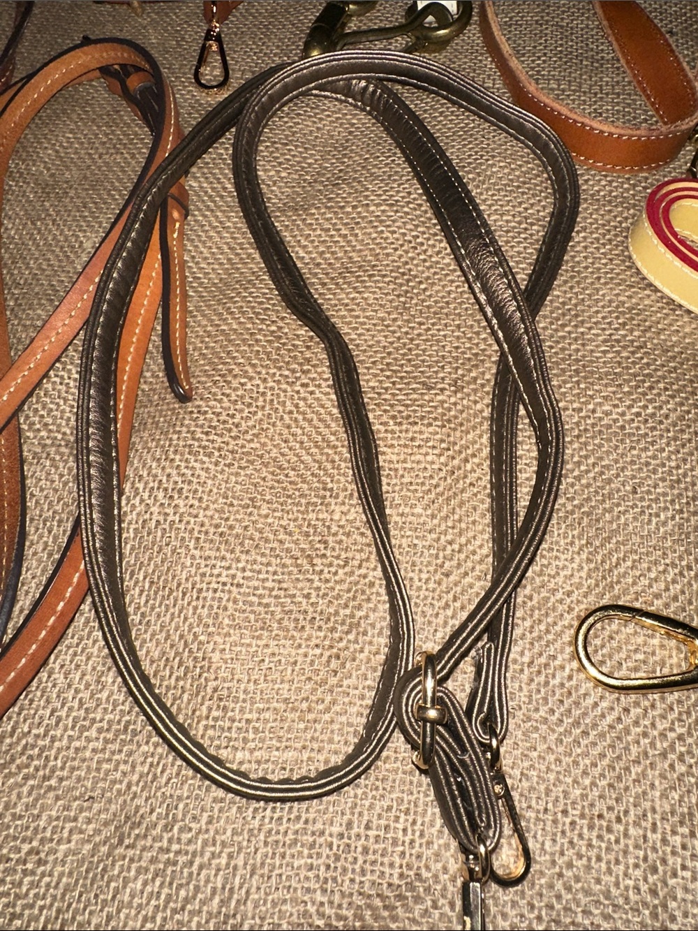 Lot of 11 Purse Straps Women Multi Color/Style Replacement Crossbody leather - Picture 5 of 13
